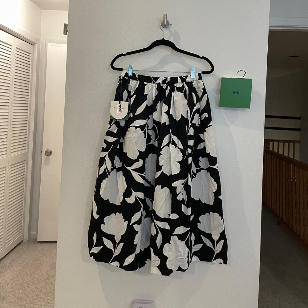 Classic Rose Midi Skirt - Kate Spade New York -Target Black/Cream